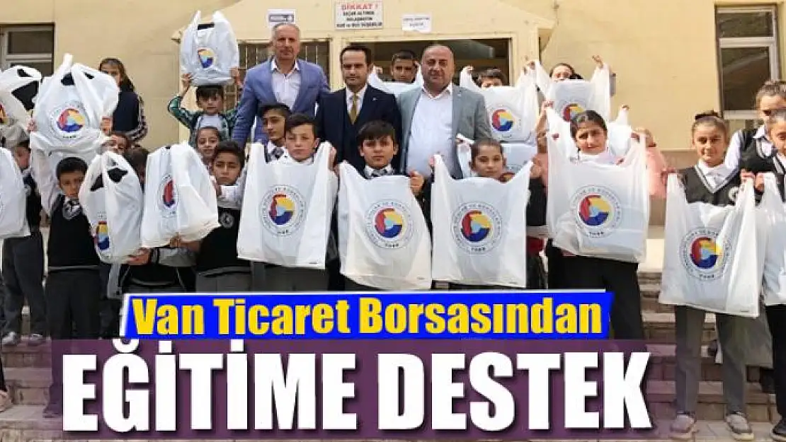 Van Ticaret Borsasından eğitime destek