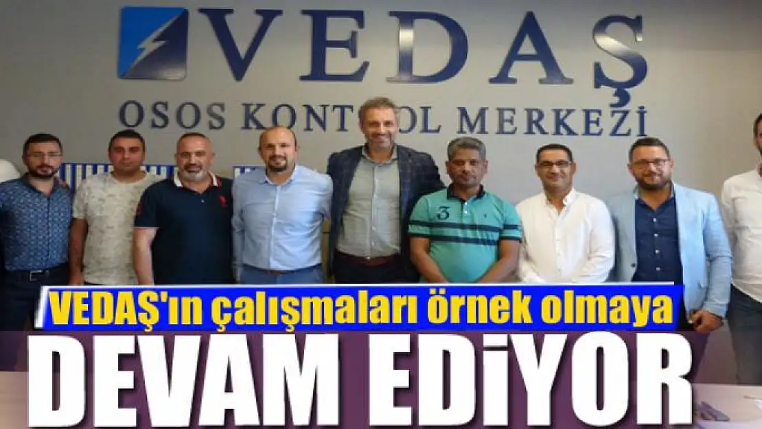 VEDAŞ'ın çalışmaları yurtdışına örnek olmaya devam ediyor