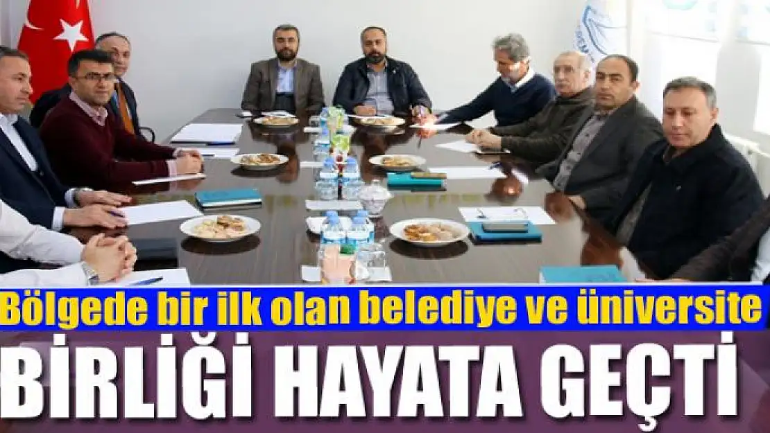 Bölgede bir ilk olan belediye ve üniversite birliği hayata geçti