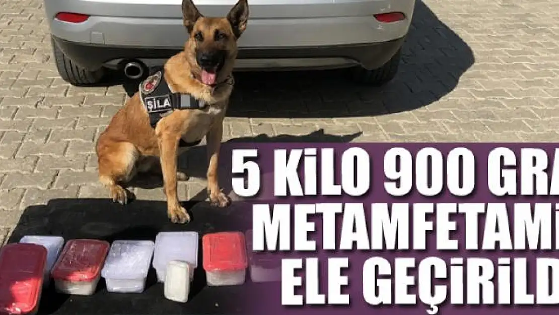 Van'da 5 kilo 900 gram metamfetamin ele geçirildi