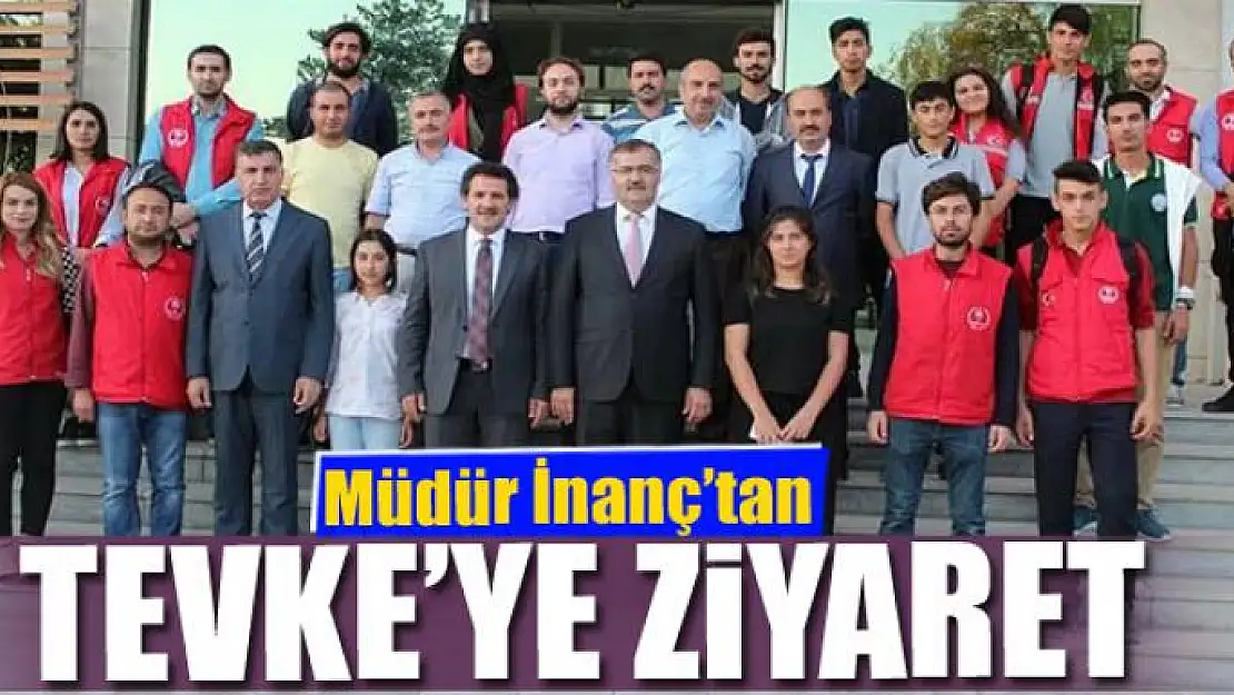 Müdür İnanç'tan Müdür Tevke'ye ziyaret