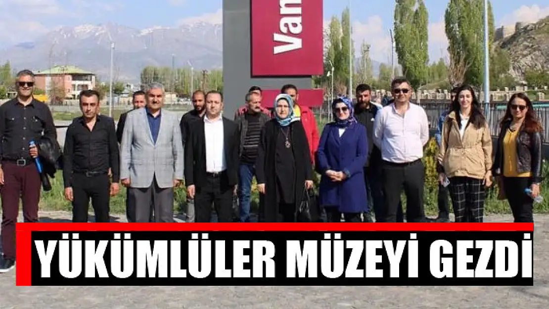 Yükümlüler müzeyi gezdi