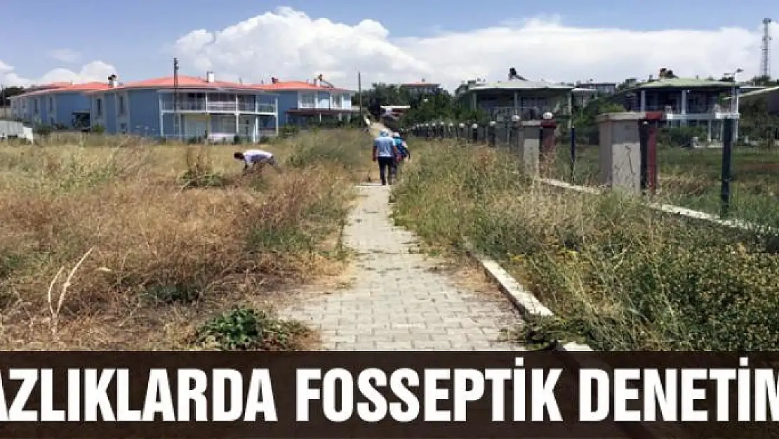 Yazlıklarda fosseptik denetimi