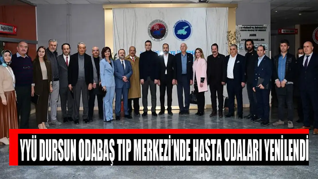 YYÜ Dursun Odabaş Tıp Merkezi'nde hasta odaları yenilendi