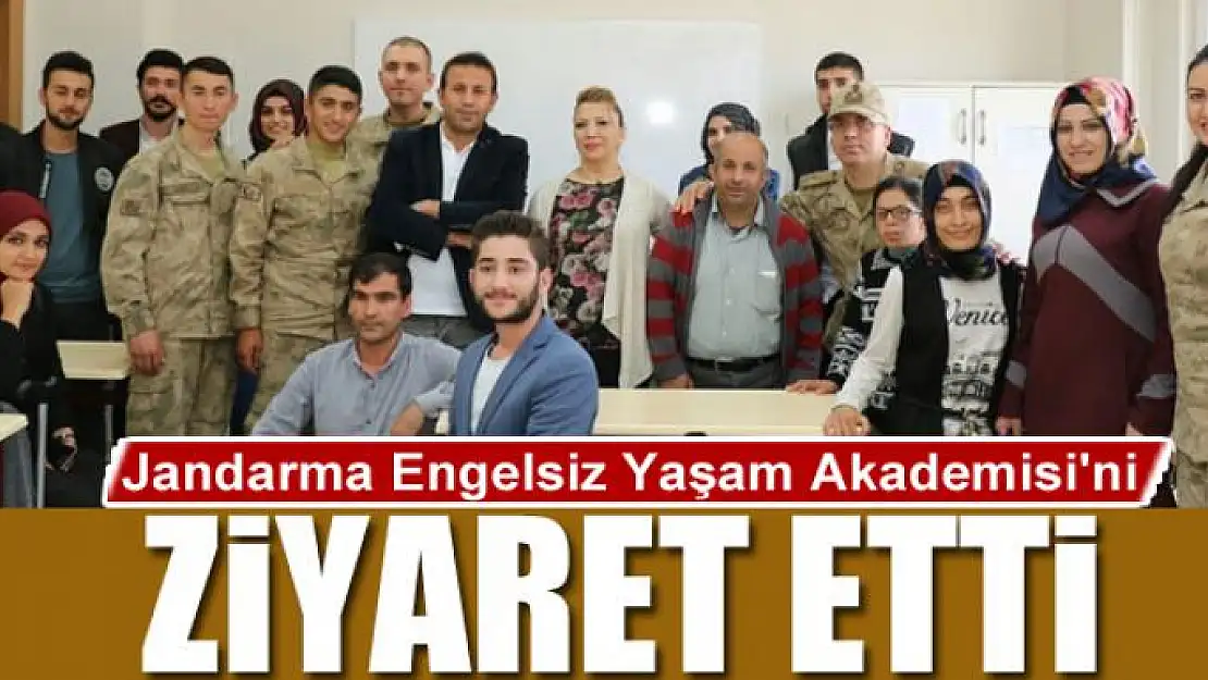 Jandarmadan Engelsiz Yaşam Akademisi'ne ziyaret 