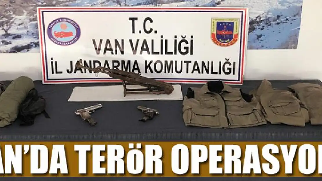 Van'da terör operasyonu