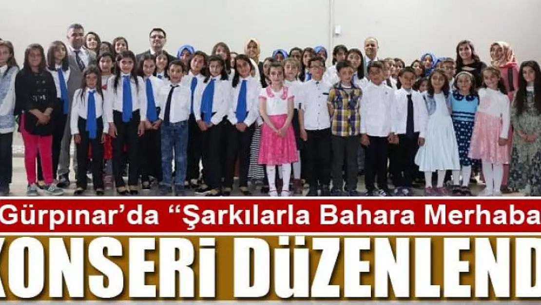 Gürpınar'da 'Şarkılarla Bahara Merhaba' konseri