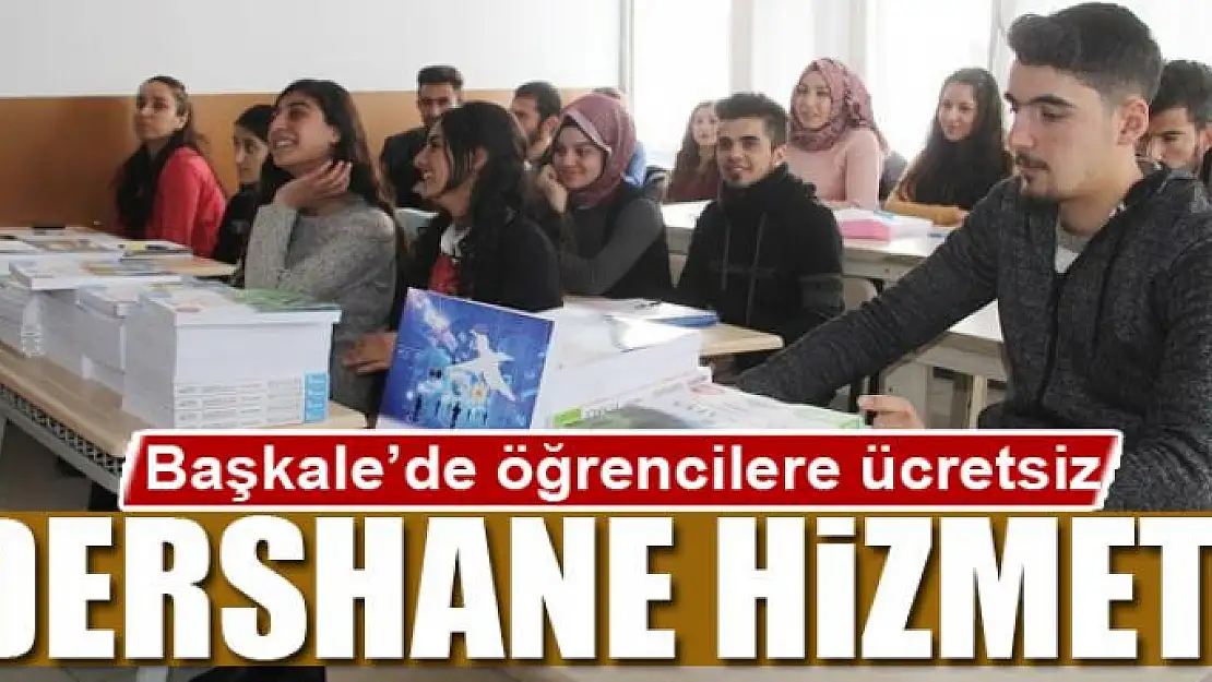 Başkale Belediyesinden öğrencilere ücretsiz dershane hizmeti 