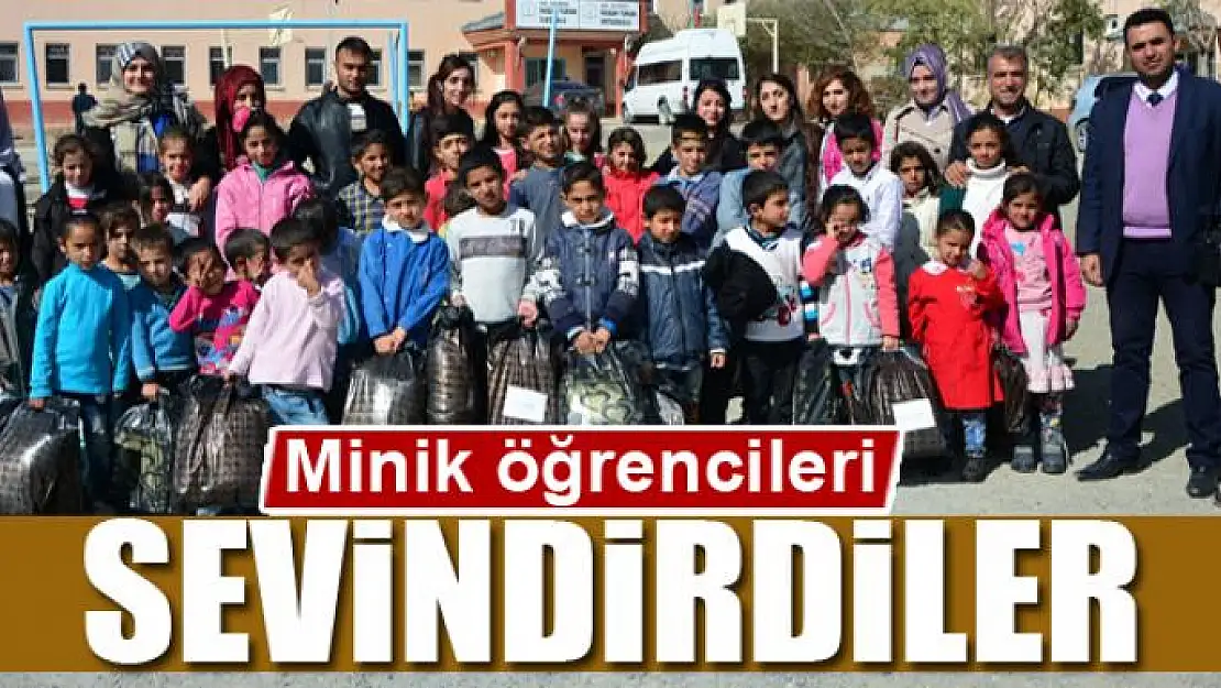 Minik öğrenciler sevindirildi 