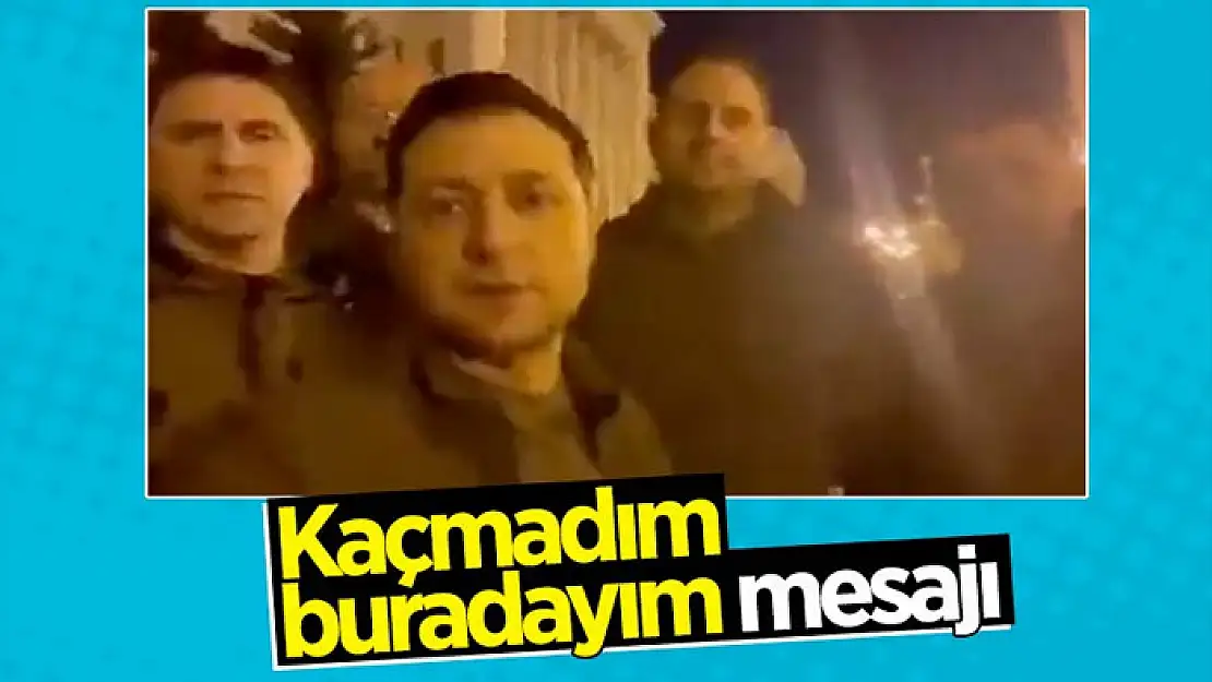 Zelenskiy: 'Biz hepimiz buradayız, bağımsızlığımızı ve devletimizi koruyoruz'