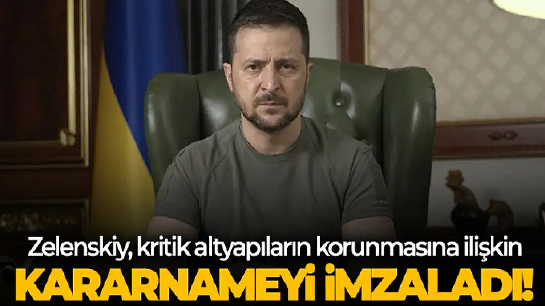 Zelenskiy, kritik altyapıların korunmasına ilişkin yasayı imzaladı