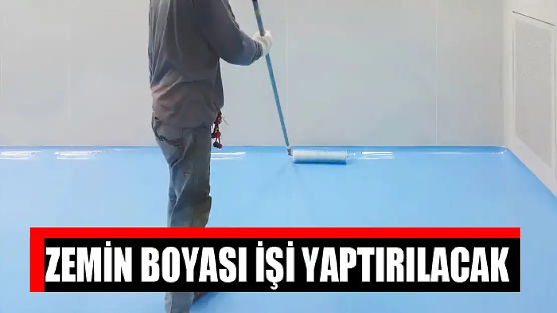 Zemin boyası işi yaptırılacak