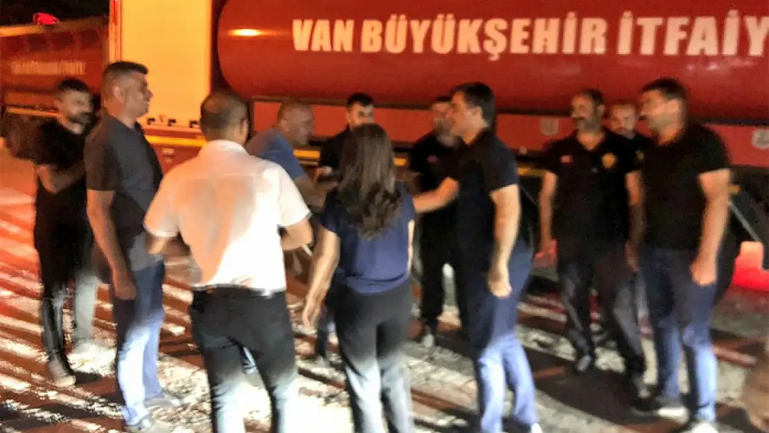 Zeydan ve Şedal yangın bölgesinde