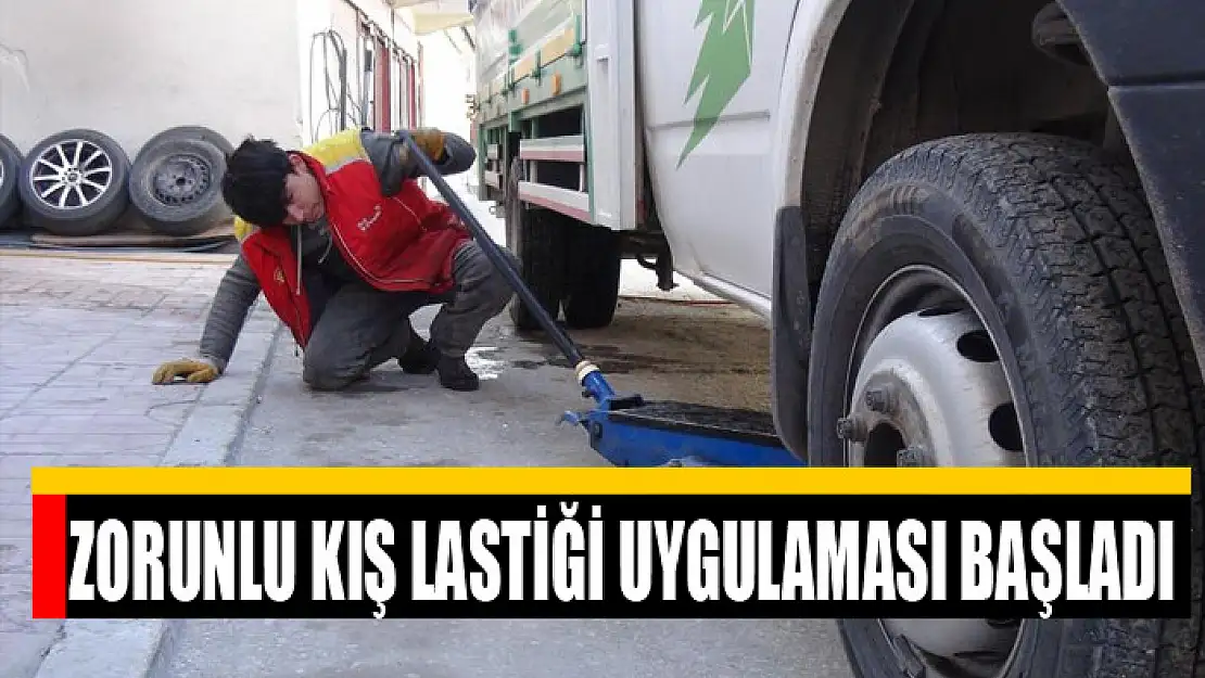 Zorunlu kış lastiği uygulaması başladı