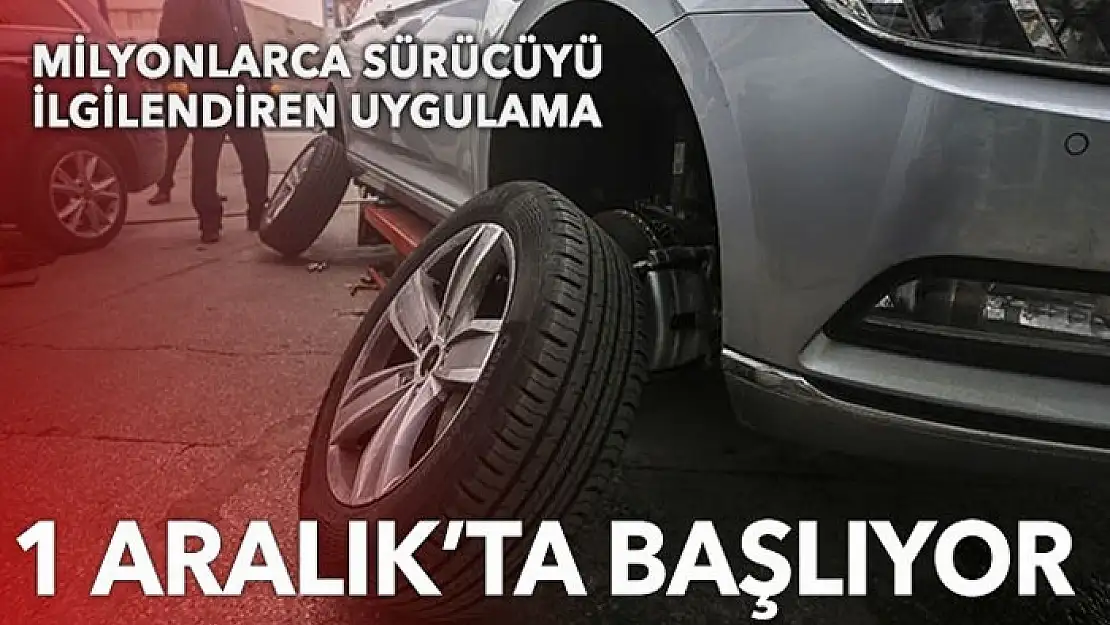 Zorunlu kış lastiği uygulaması öncesinde yoğunluk