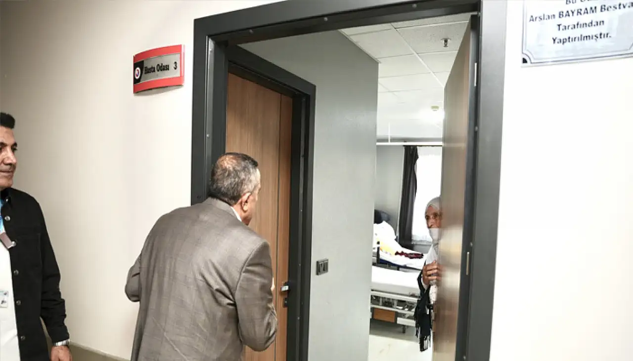 Arvas'tan hastane ziyareti