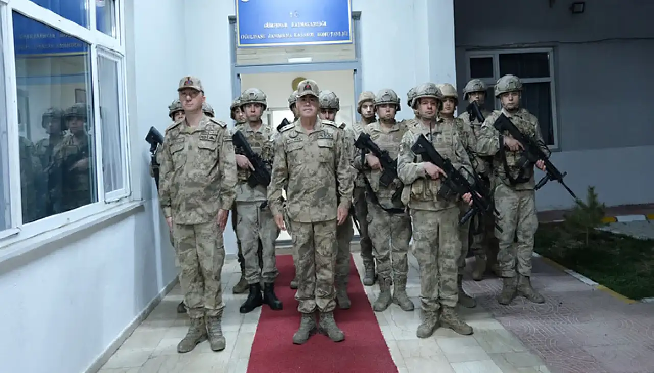 Tuğgeneral Avkıran'dan, Oğuldamı Jandarma Karakol Komutanlığını ziyaret