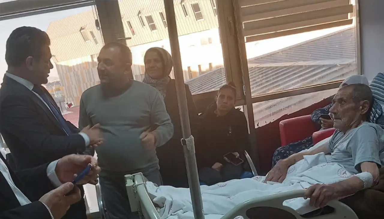 Kuşan'dan hastane ziyareti