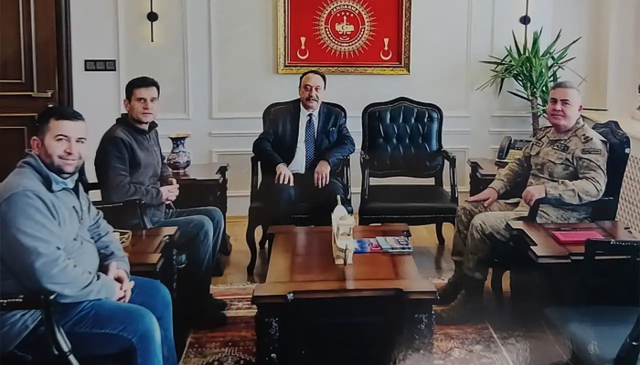 Vansesi Gazetesi'nden Tuğgeneral Avkıran'a ziyaret
