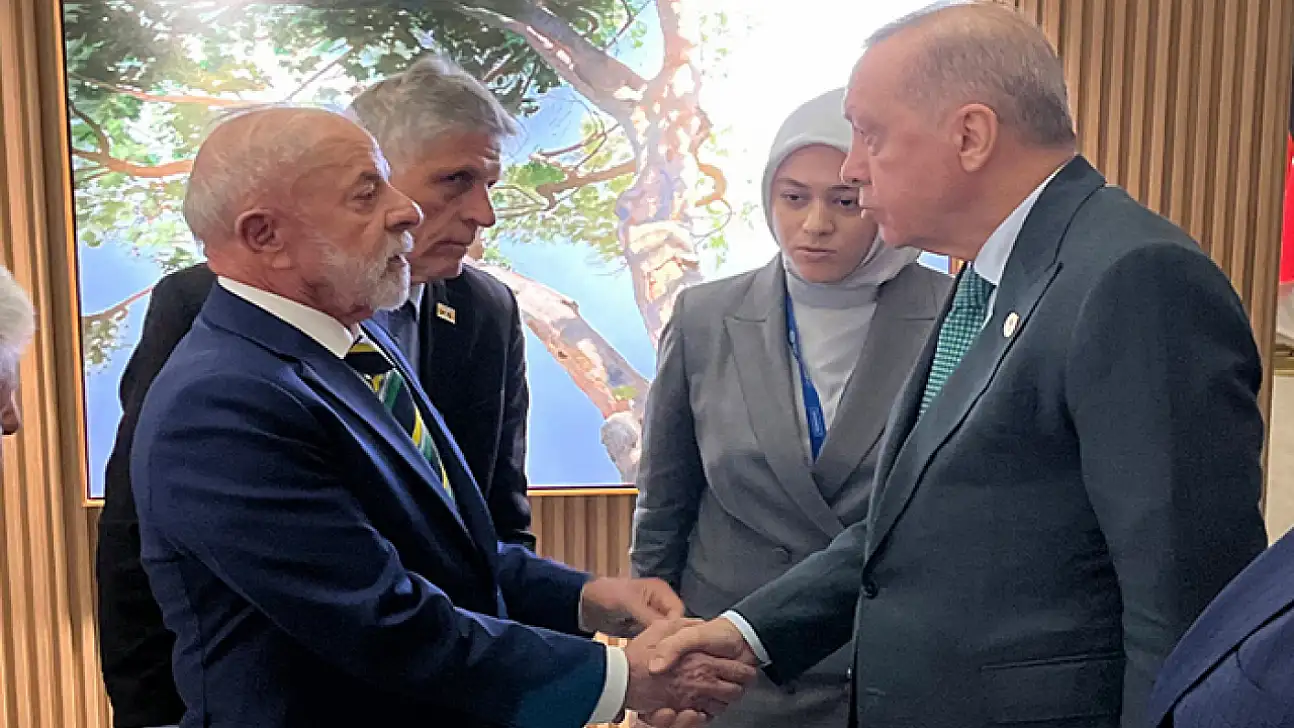 Cumhurbaşkanı Erdoğan, Brezilya Devlet Başkanı Silva ile görüştü