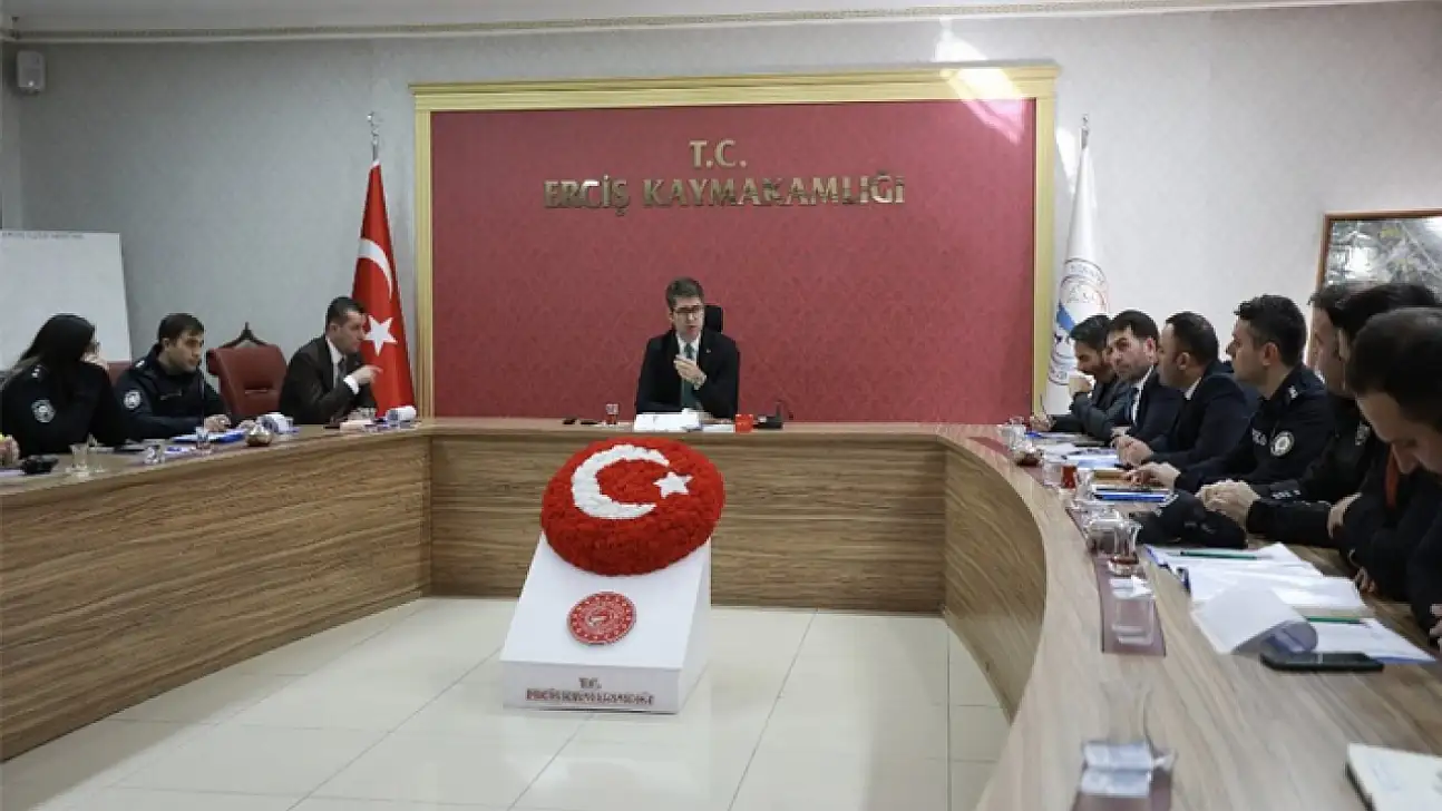 Erciş İlçe Emniyet Müdürlüğü 2026 planlamasını masaya yatırdı