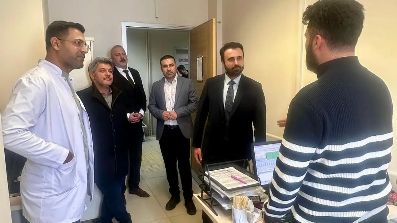 Van İl Sağlık Müdürlüğü'nden Özalp Devlet Hastanesi'ne inceleme