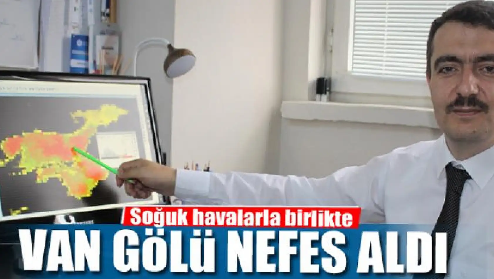 Soğuk havalarla birlikte Van Gölü nefes aldı