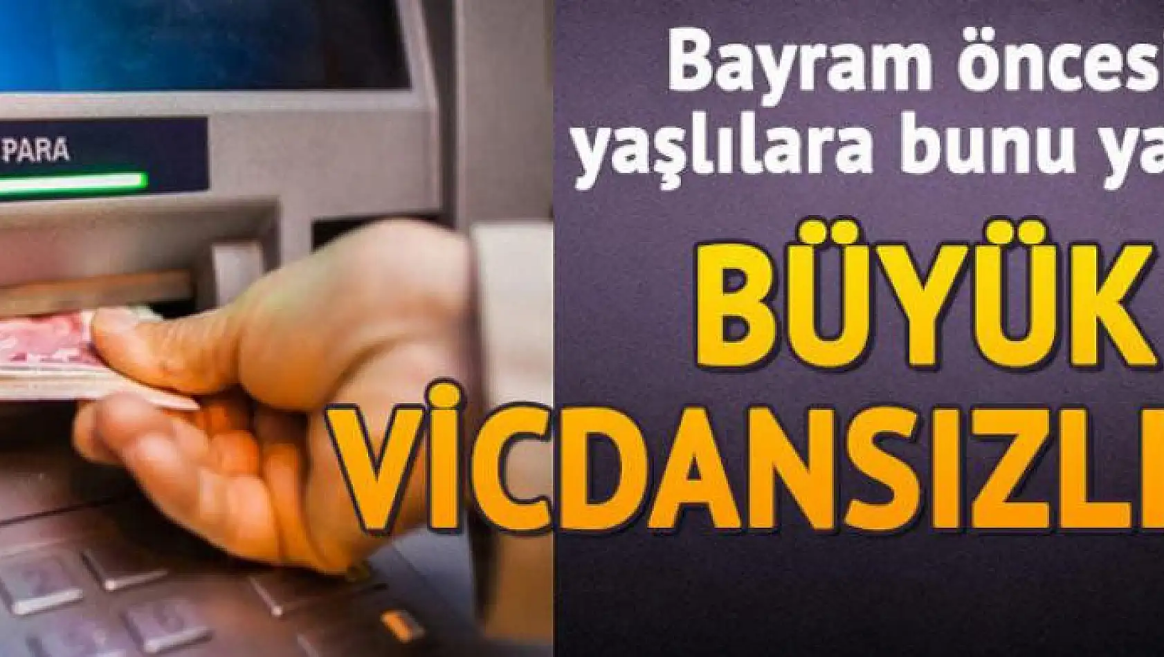 Büyük vicdansızlık... Bayram öncesi yaşlılara bunu yaptı