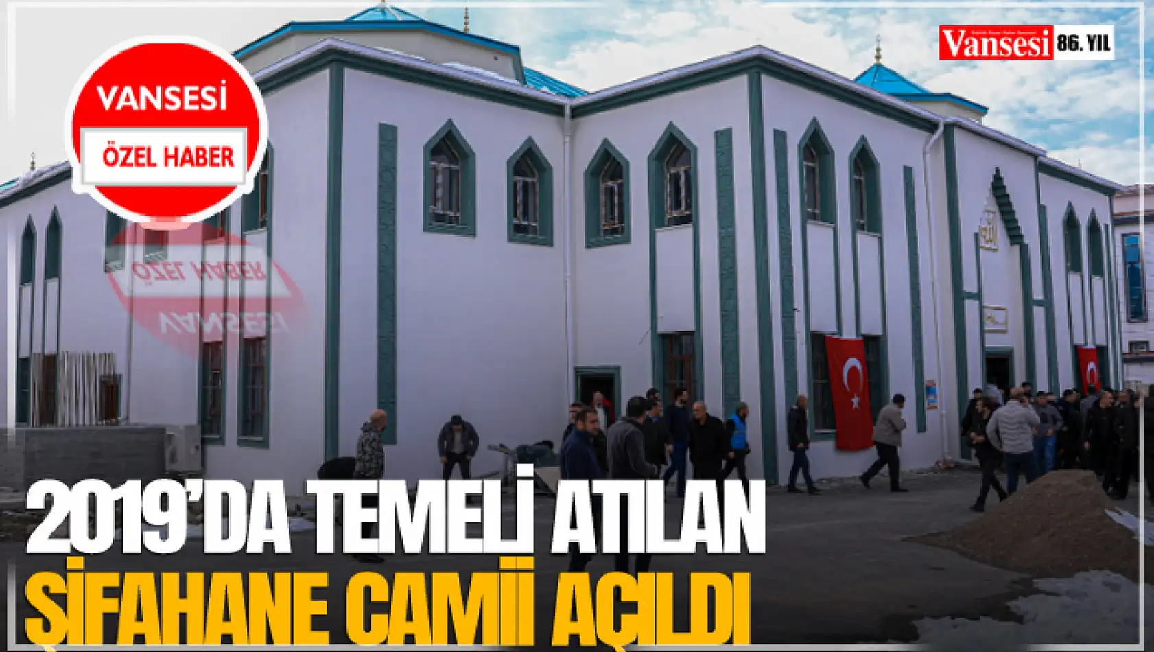 2019'da Temeli Atılan Şifahane Camii Açıldı