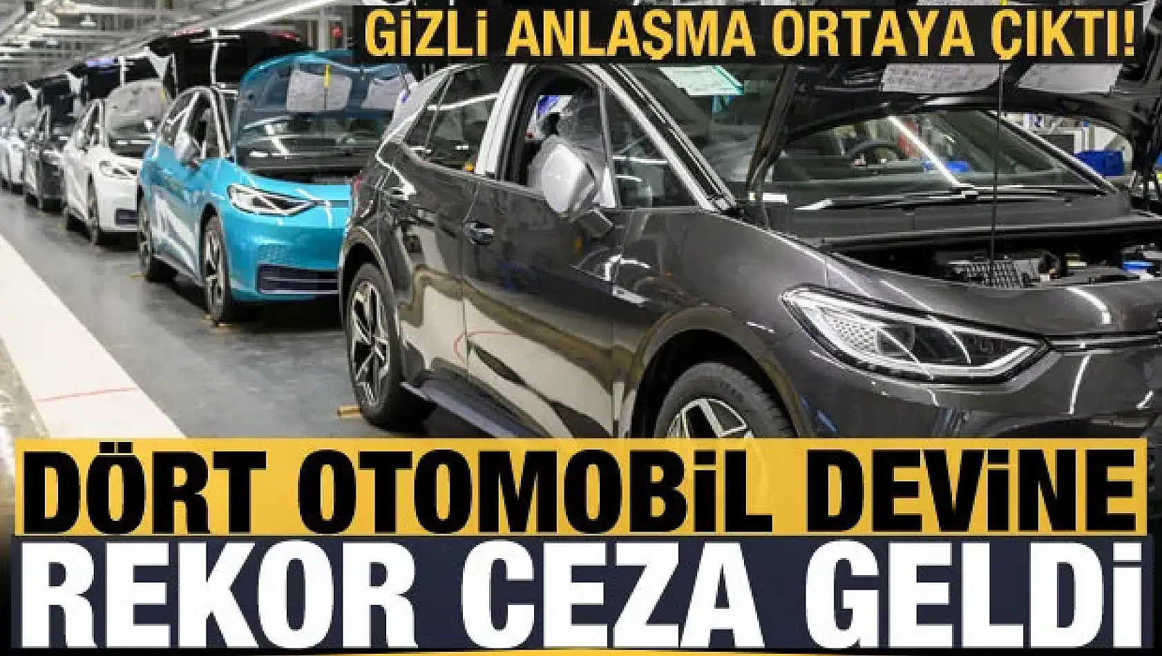 Alman otomobil devlerine rekor ceza! Volkswagen, BMW...