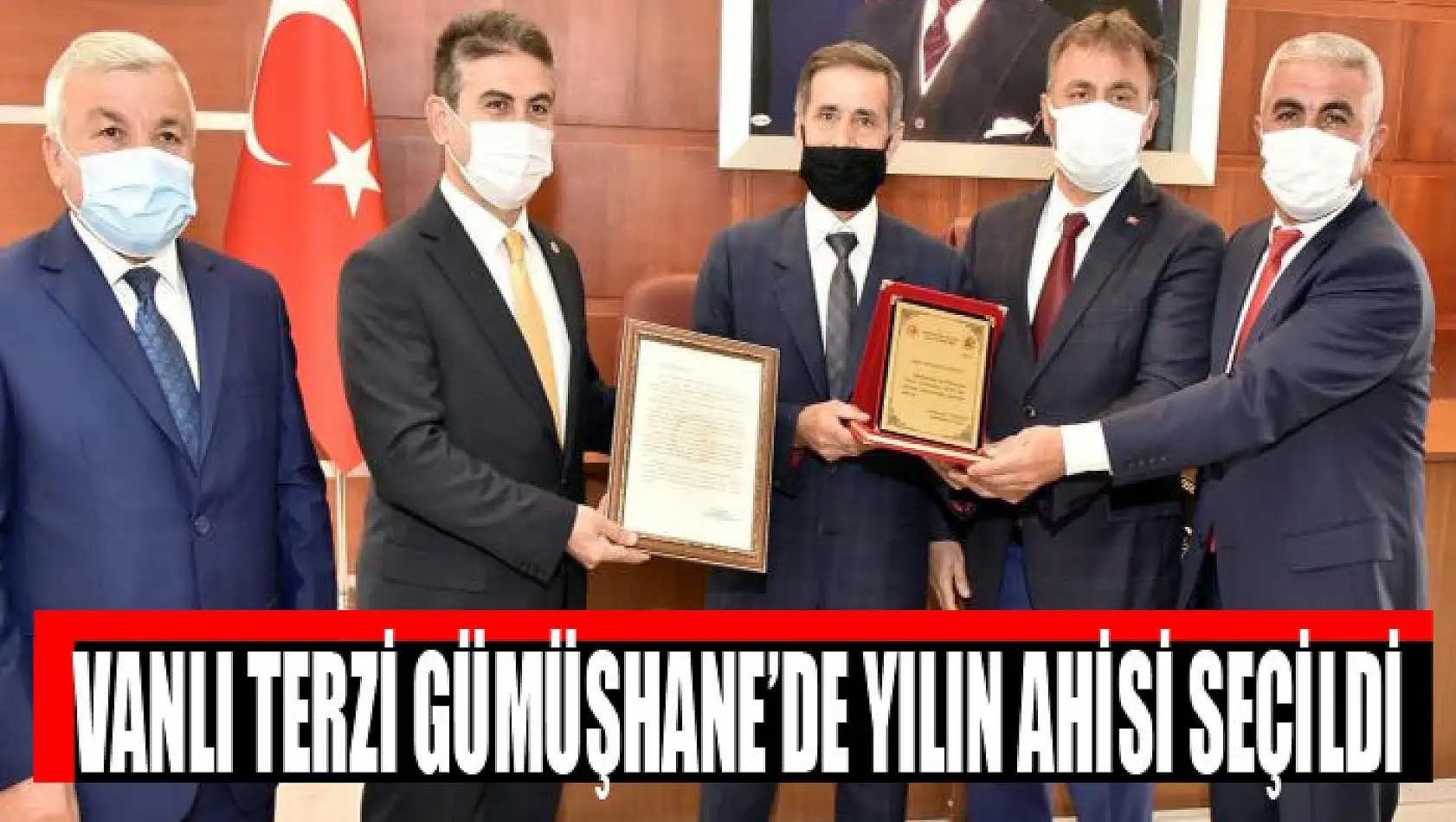 Vanlı Terzi Gümüşhane'de yılın ahisi seçildi