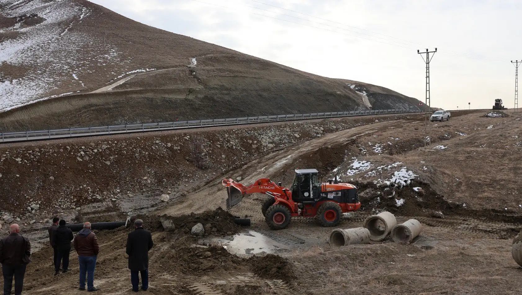 Alabayır'da çevre yan yolu ulaşıma açıldı