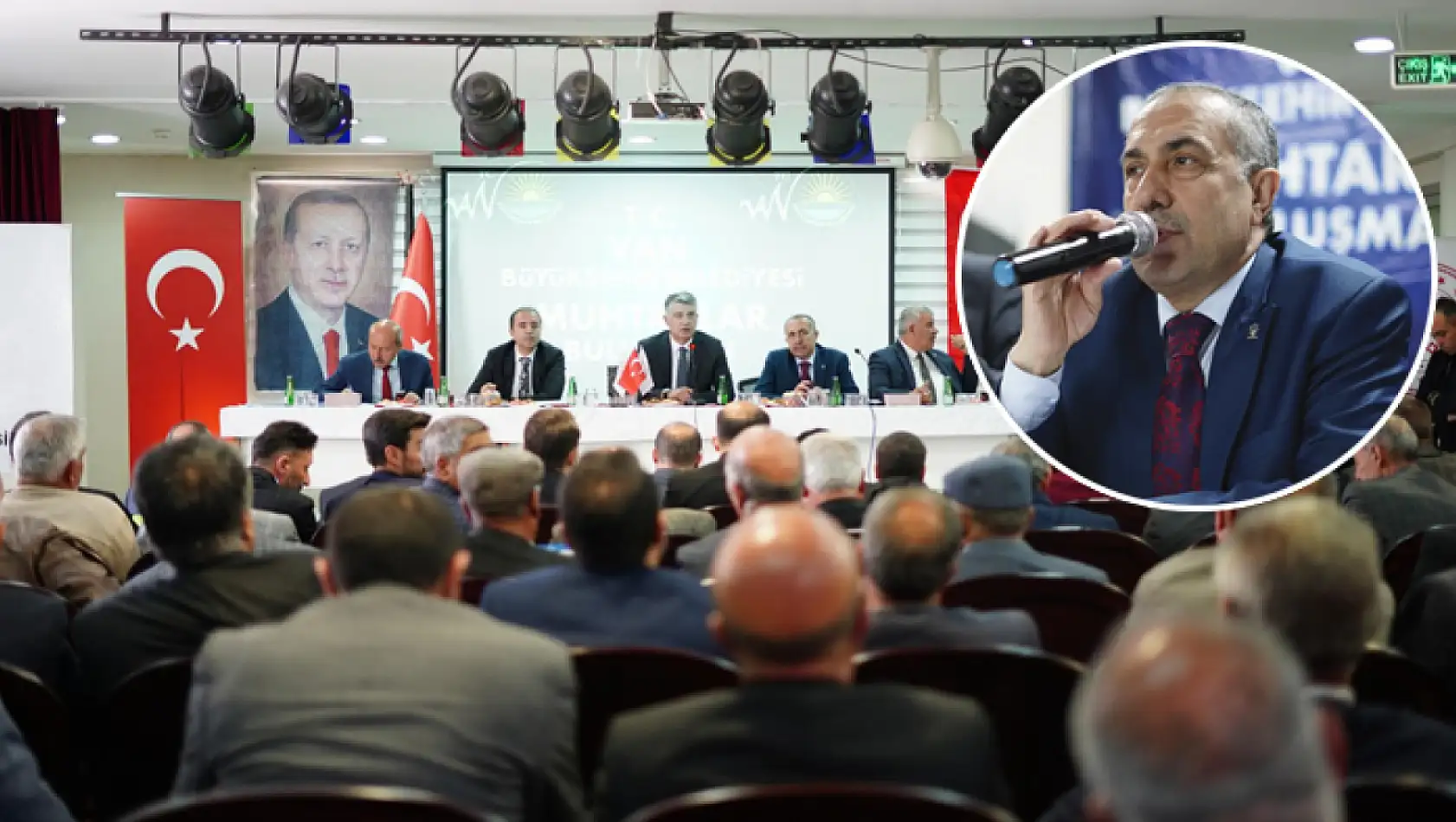 Arvas, kurum amirleri ve muhtarlarla buluştu