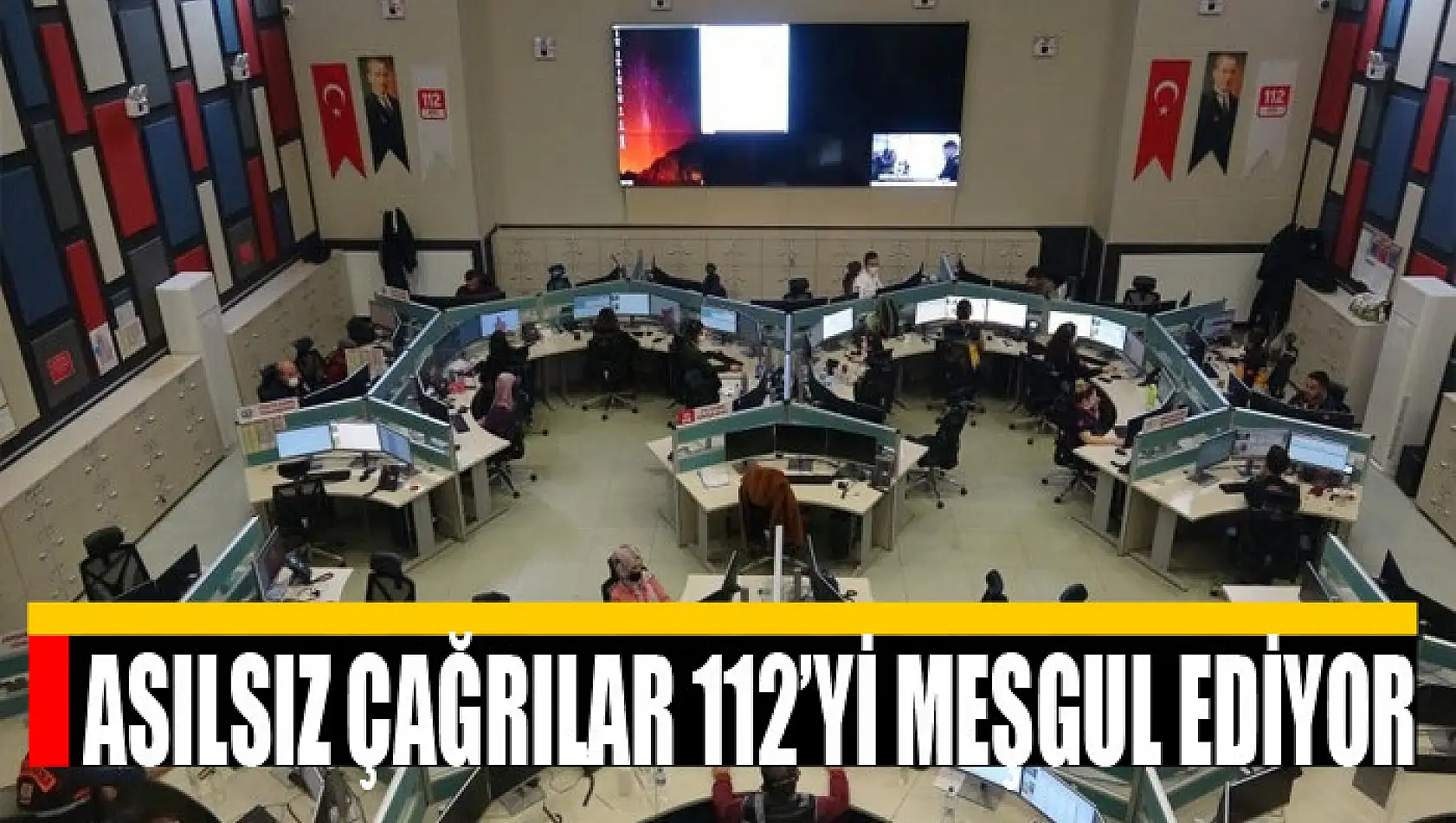 Asılsız çağrılar 112'yi meşgul ediyor