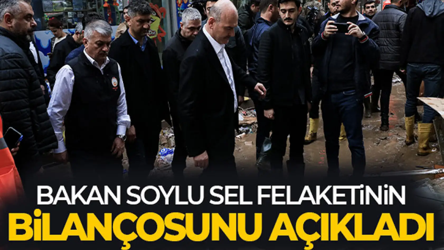 Bakan Soylu, Kumluca'da selin bilançosunu açıkladı