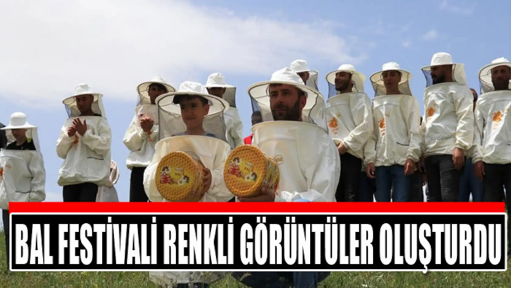 Bal festivali renkli görüntüler oluşturdu