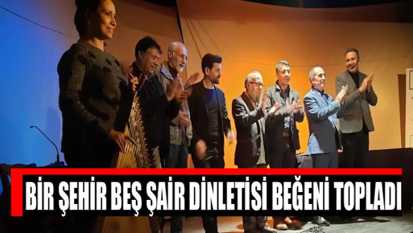 Bir Şehir Beş Şair dinletisi beğeni topladı