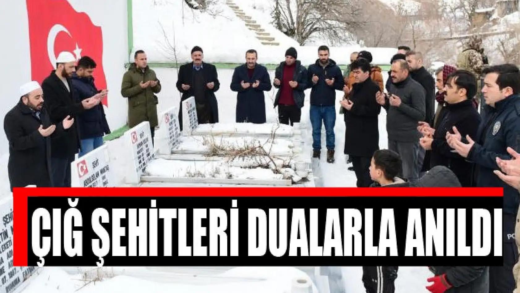 Çığ şehitleri dualarla anıldı