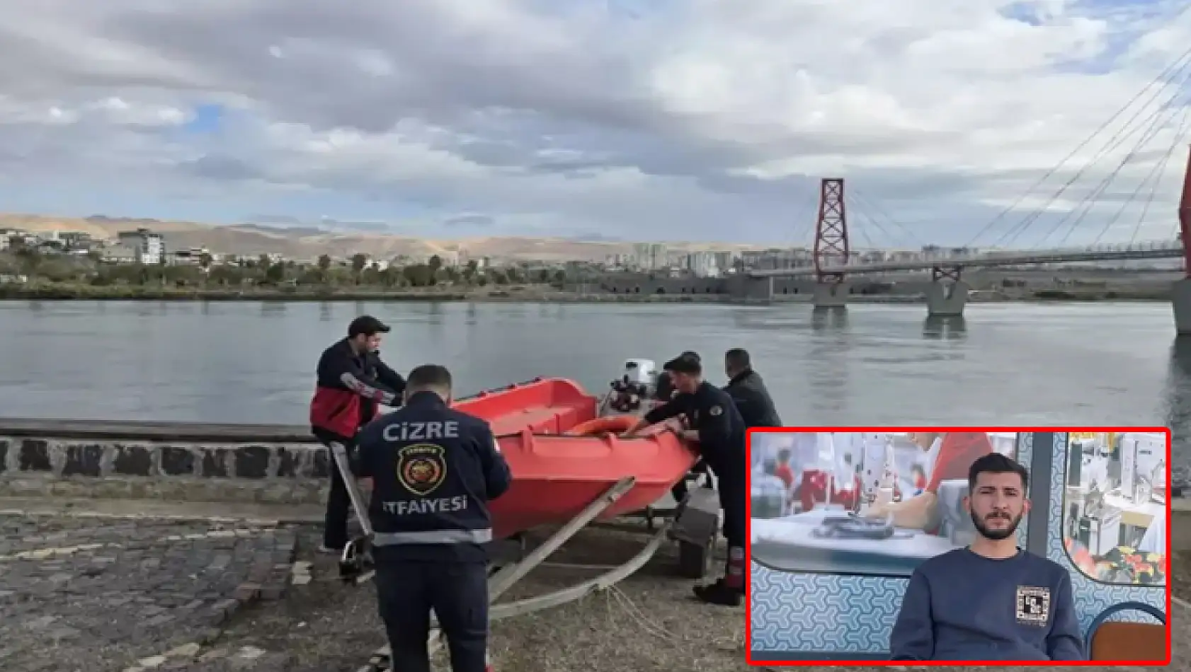 Dicle Nehri'nde kaybolan genci Van polisi ile Van JAK arıyor