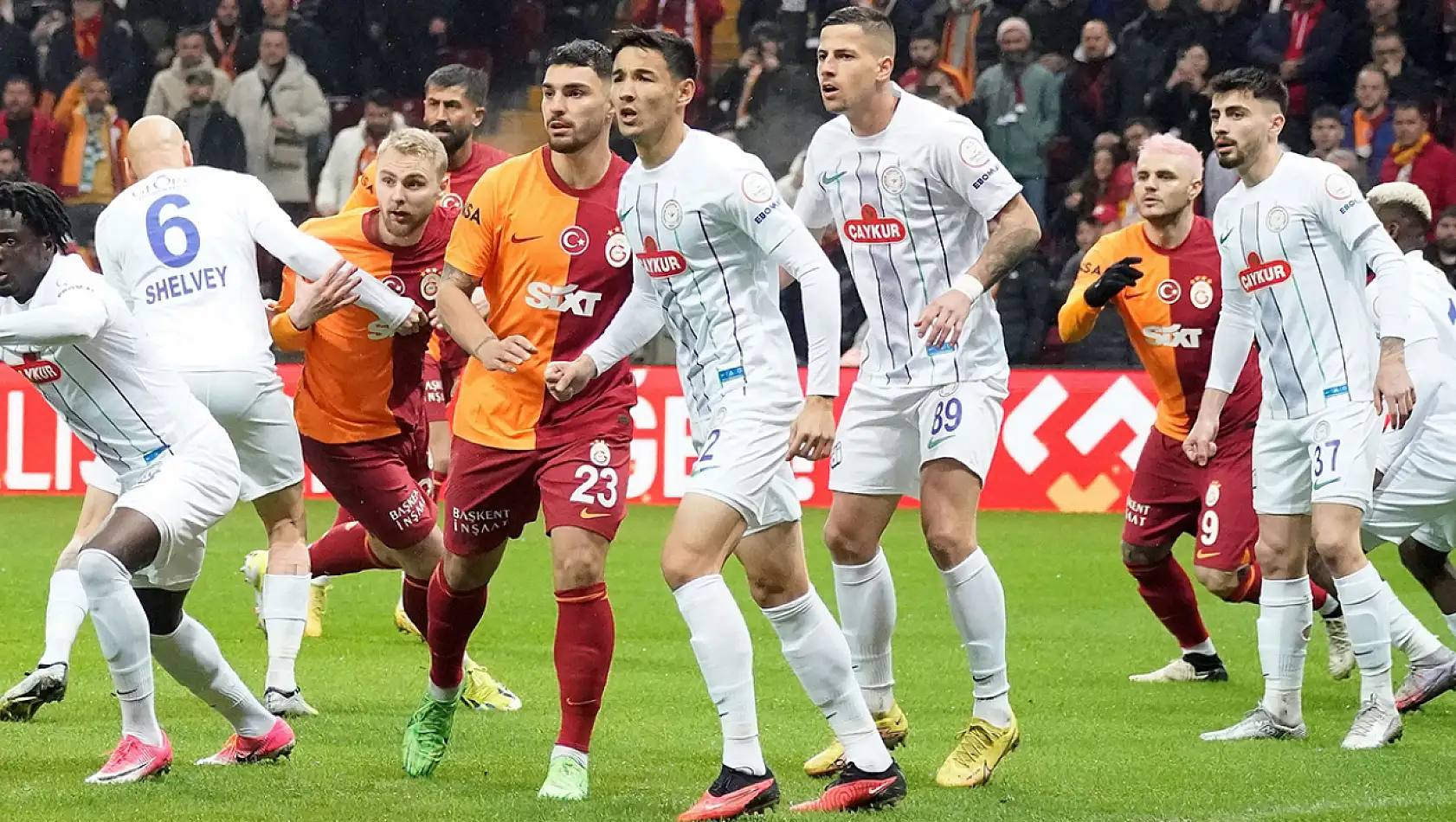 Galatasaray ile Çaykur Rizespor 45. randevuda