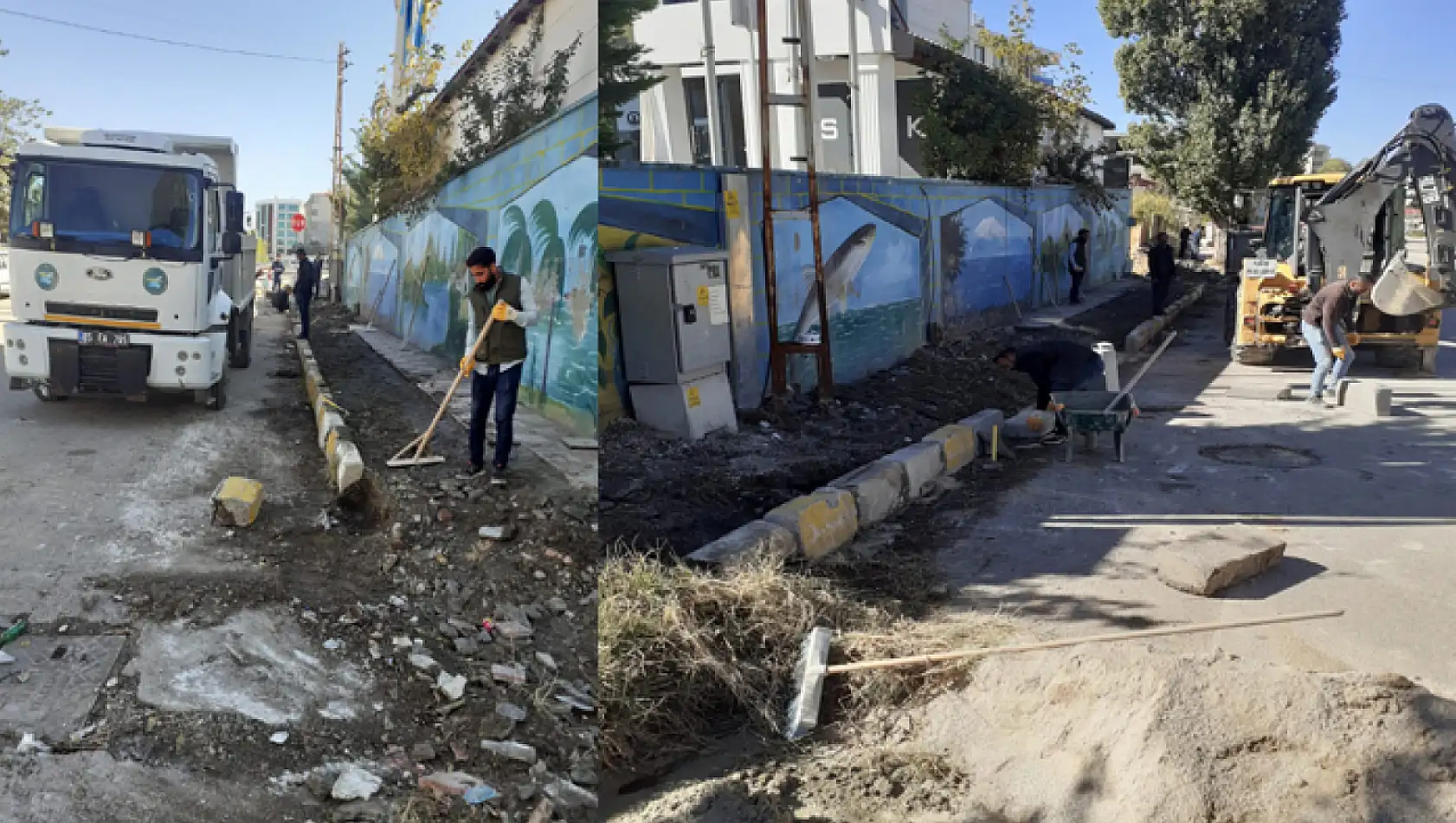 Halilağa ve Seyit Fehim Arvasi Mahallelerinde altyapı çalışmaları