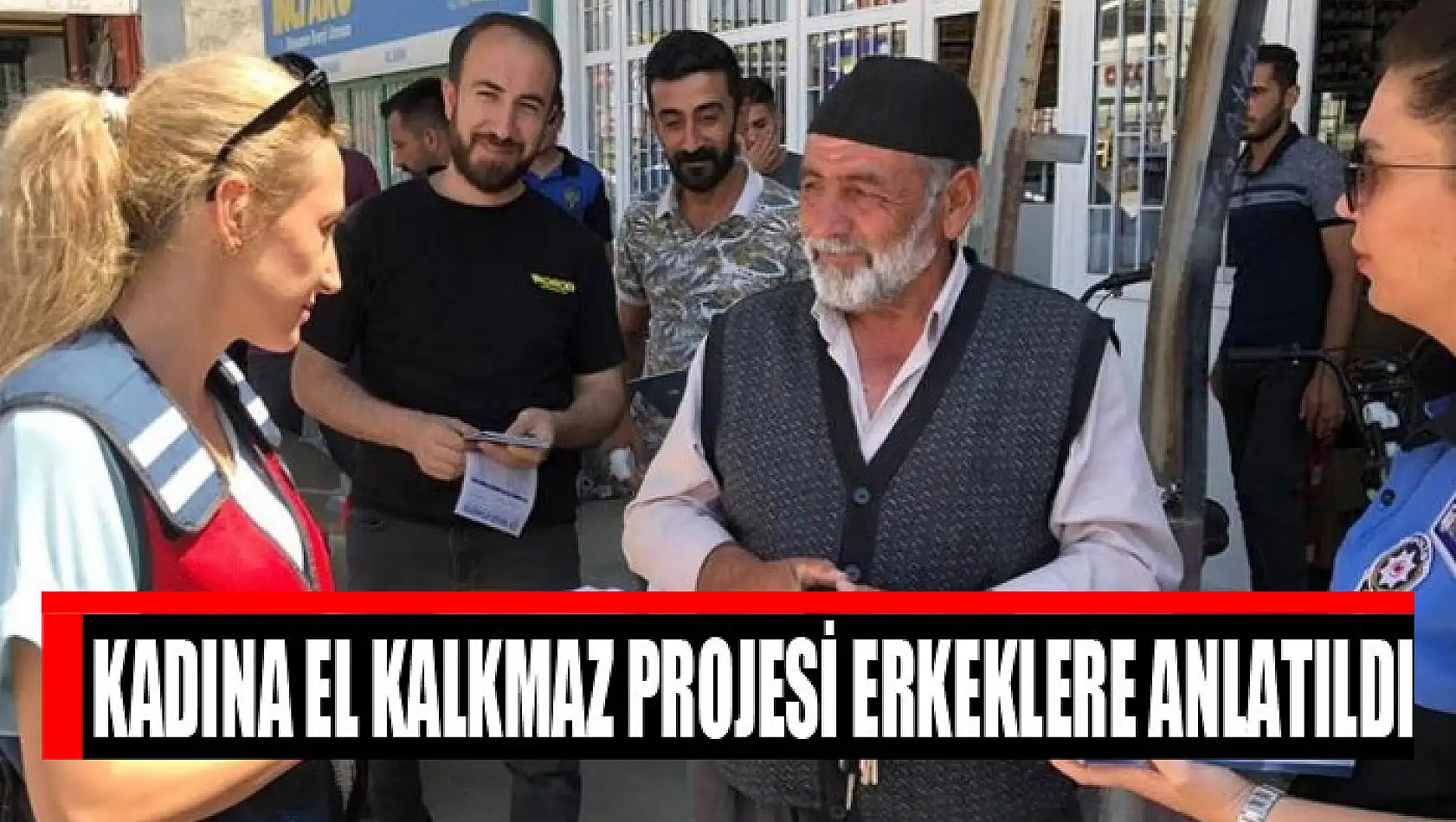 Kadına El Kalkmaz projesi erkeklere anlatıldı