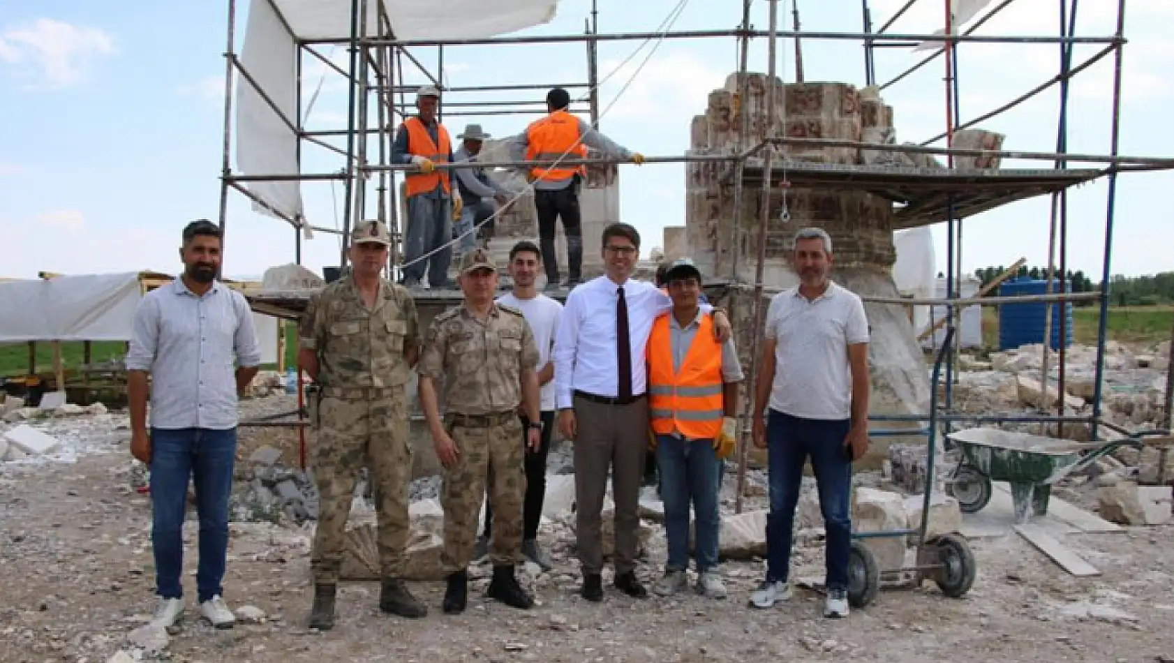 Kara Yusuf Paşa Kümbetinde restorasyon çalışması devam ediyor