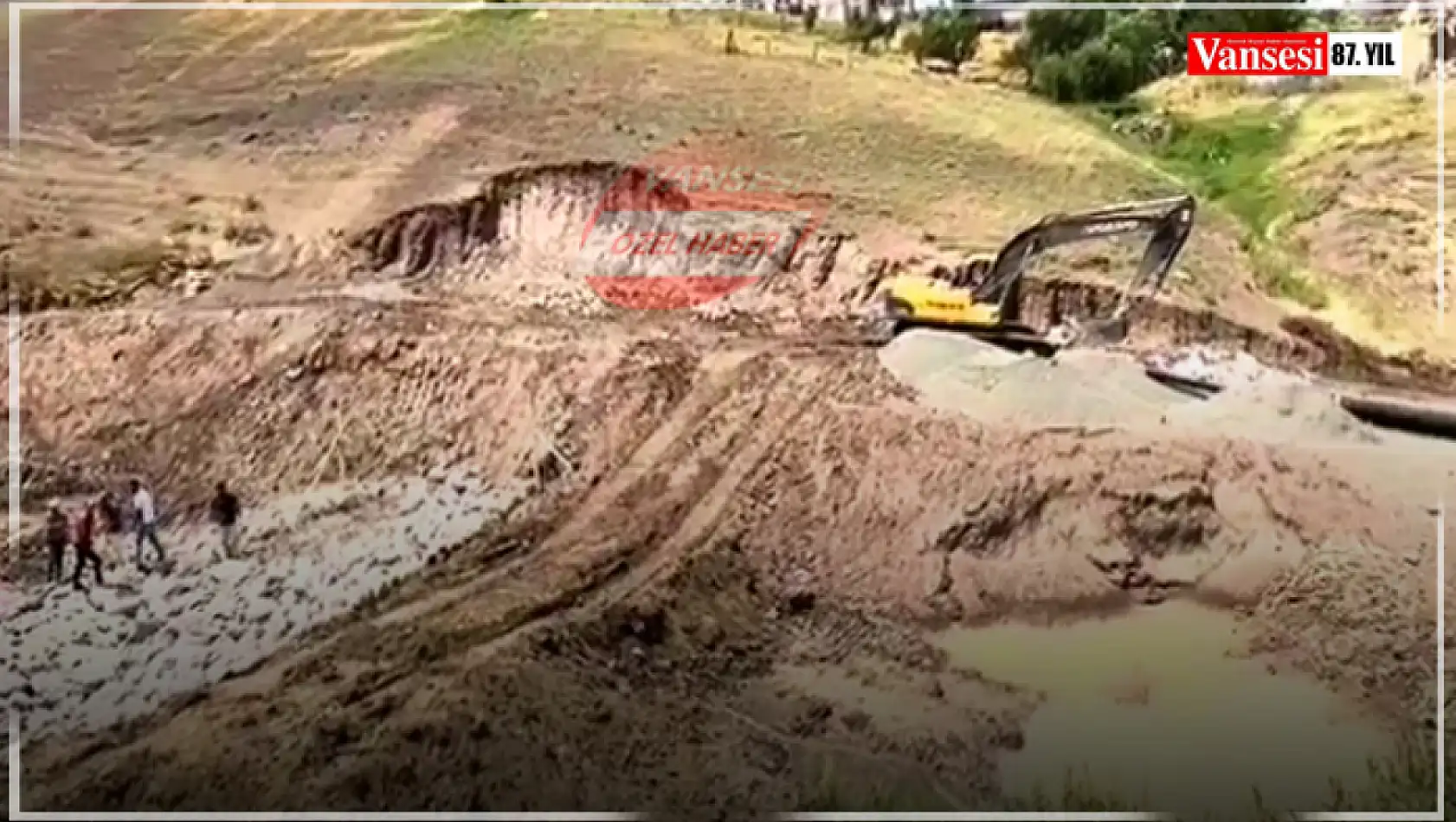 Muradiye'de taşkın koruma tesisi kuruluyor