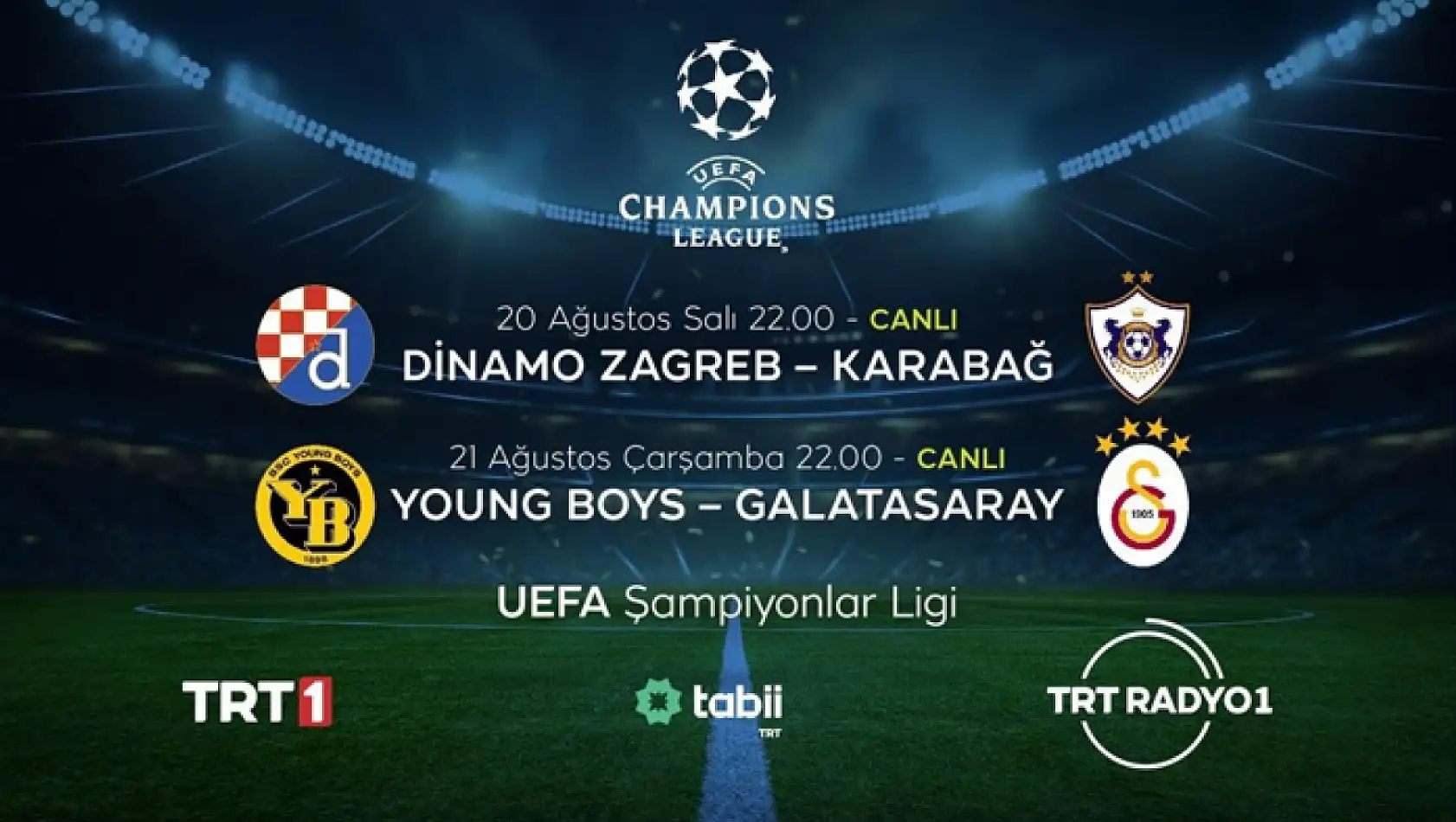 UEFA Şampiyonlar Ligi Play-Off heyecanı TRT'de yaşanacak