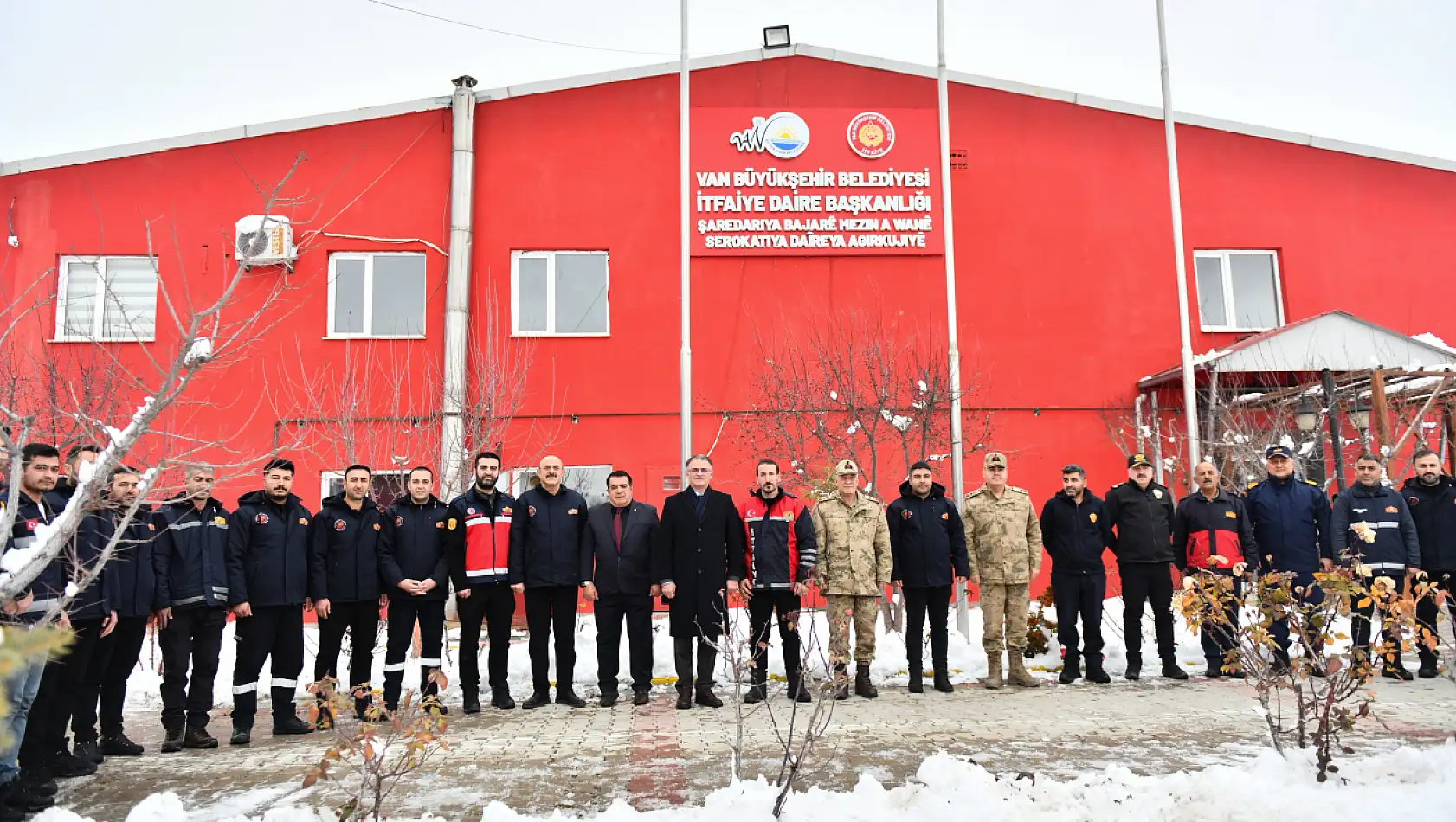 Vali Balcı'dan itfaiye personeline yeni yıl ziyareti