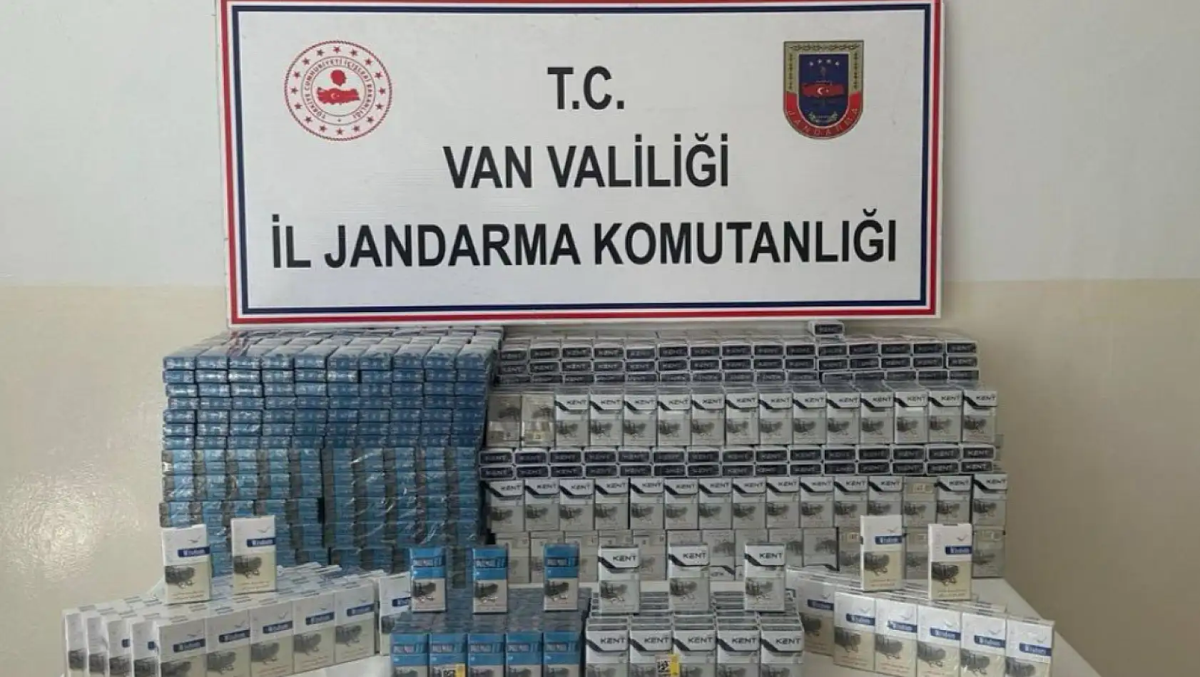 Van'da 2.160 paket kaçak sigara ele geçirildi