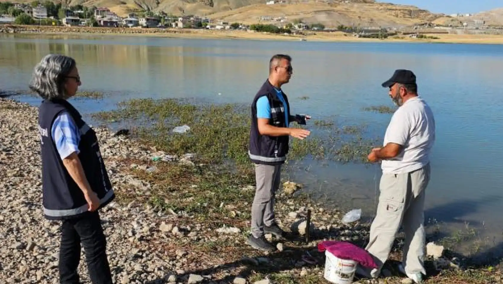 Van'da amatör balıkçılar denetime takıldı