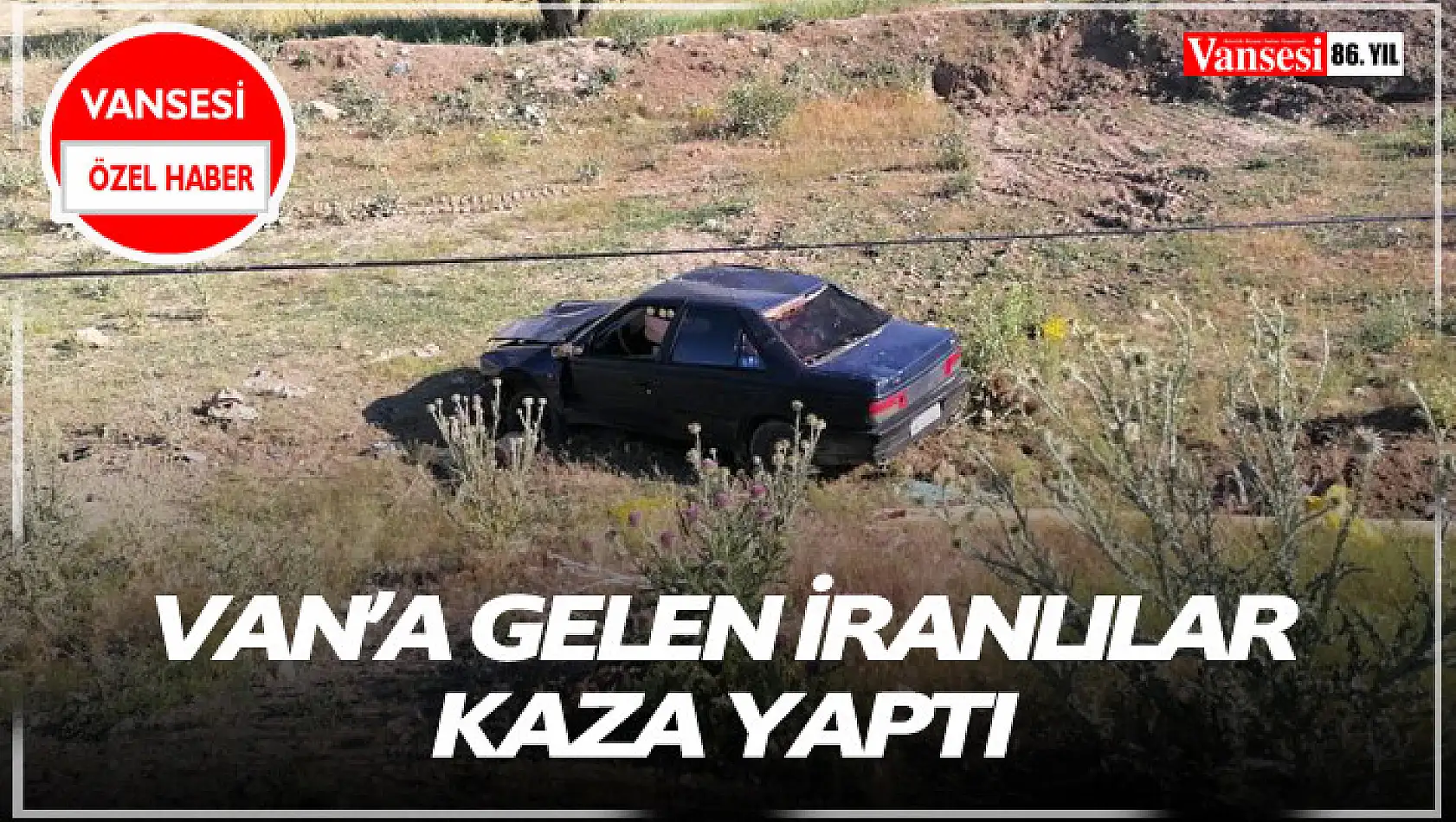 Van'a gelen İranlılar Kaza Yaptı