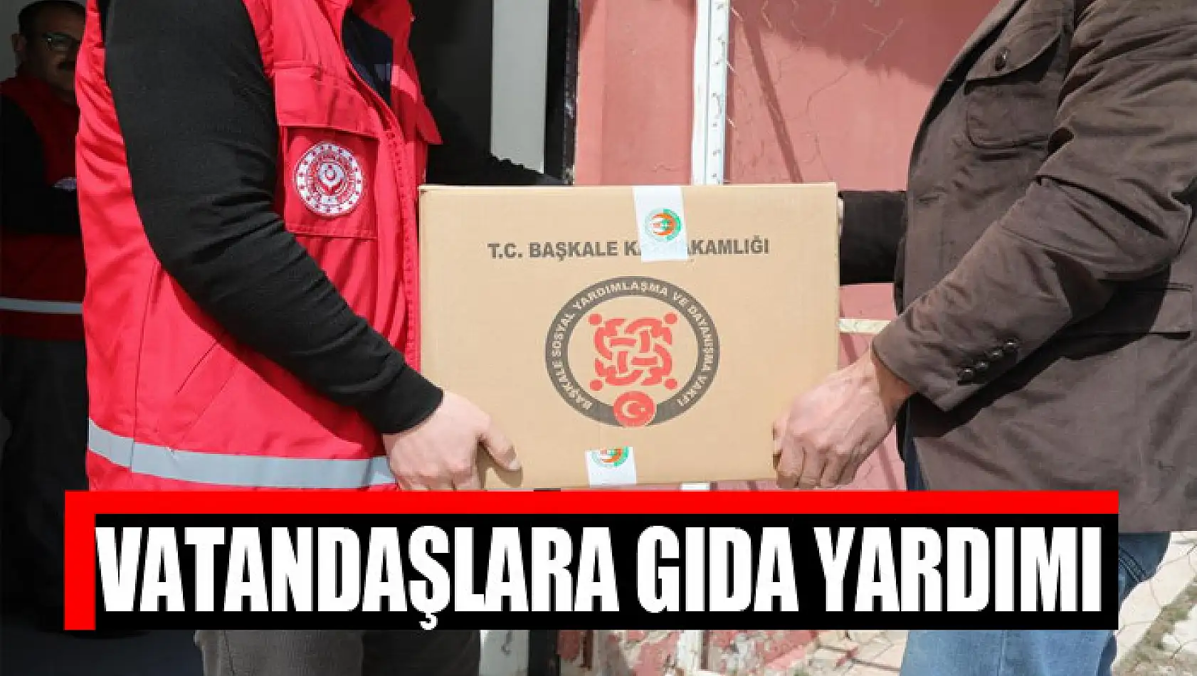 Vatandaşlara gıda yardımı